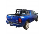 Pickup Textured Steel Bed Roll Bar w/ Cargo Rack Basket